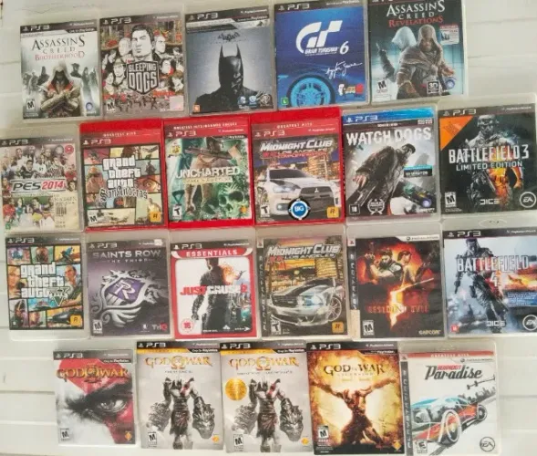 21 JOGOS ORIGINAIS DE PS3 (Preço individual na descrição)