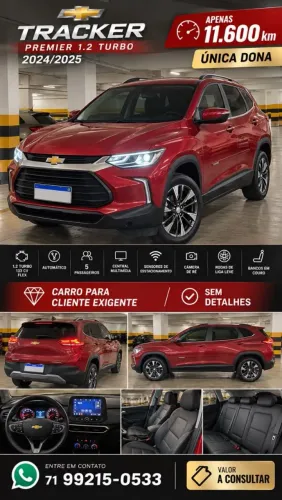 Chevrolet Tracker Premier 1.2 Turbo 12V Flex AUT 2025