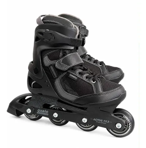 Vendo Patins Oxelo Active Fit 3 Tam. 37 + Kit Proteção + Bolsa