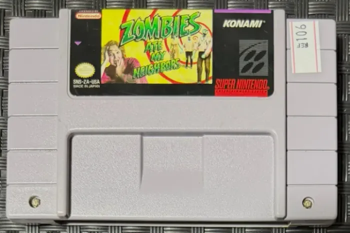 Zombies Ate My Neighbors Original SNES Super Nintendo
