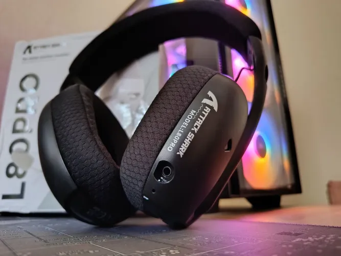 Headset Attack Shark L80 Pro Preto