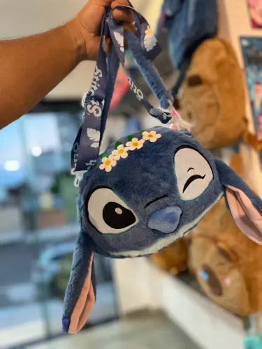 Bolsa Stich em pelúcia 