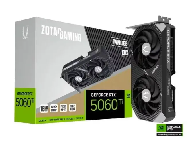 RTX 5060 TI 16GB OC TWIN EDGE