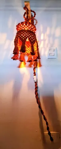 Luminária em Macramé