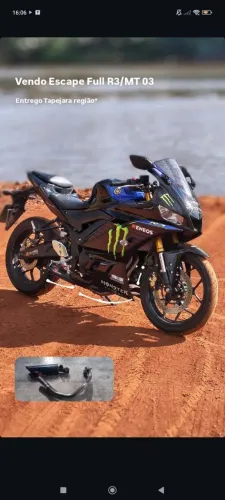 Escapamento Full Disarz - R3 / MT 03