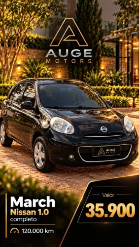 Nissan March S 1.0 16V Flex Fuel 5P 2014