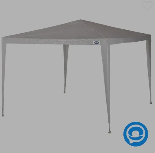 02 (dois) Gazebos/Tendas MOR 3m x 3m Ráfia Brancos