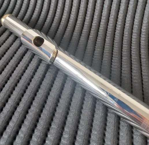Bocal prata maciça Yamaha, bitola 19,5mm, stopper de latão
