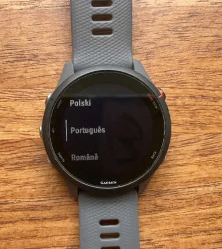 Garmin forerunner 255, versão global