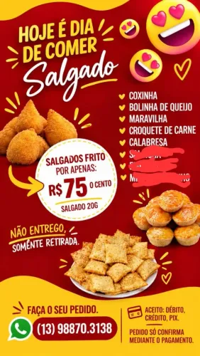 Salgados fritos