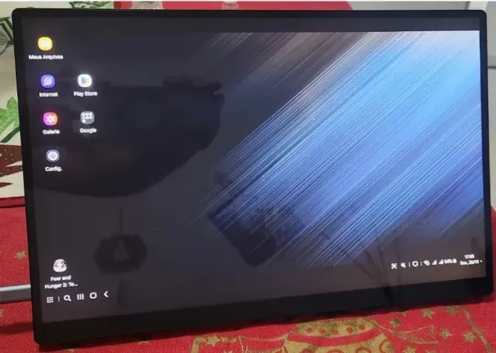 Monitor Portatil Display 14 Polegadas Touchscreen Ips Tela Lcd Hdmi Usb-c Samsung Dex 5V