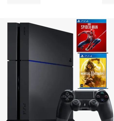 Ps4 1 TB um Comtrole+dois jogos ?