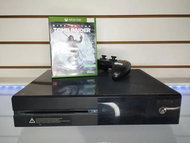 Console Xbox One Fat Preto + Jogo Tomb Raider + 3 Meses Garantia | Zickgames