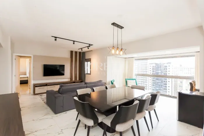 APARTAMENTO MOBILIADO PARA ALUGAR COM 3 SUÍTES NA BATEL