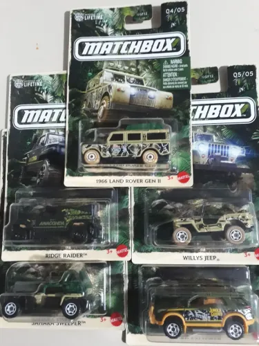Miniaturas Matchbox Série Safari set completo