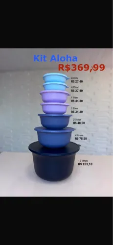 Kit Tupperware Aloha