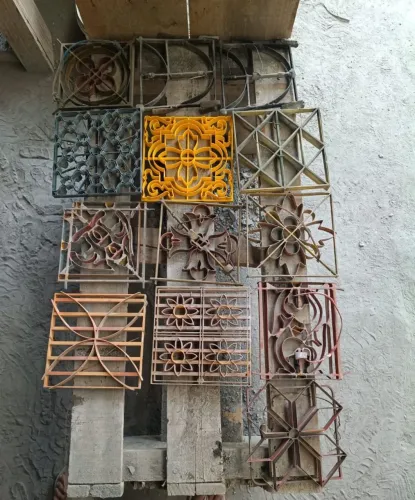 Formas de Ladrilho decorado, de ferro e 3D, valor por forma.