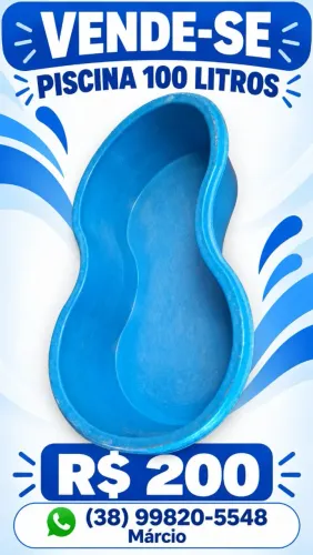 PISCINA FEIJÃO INFANTIL 100 LITROS
