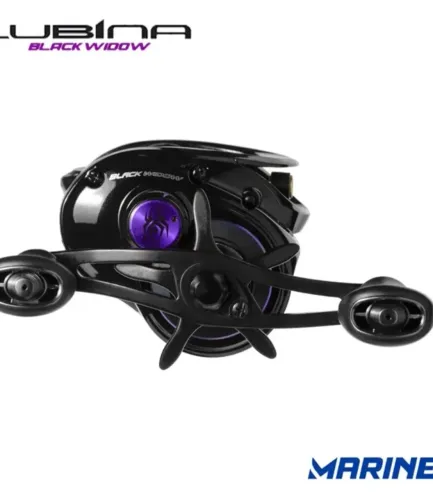 Carretilha Marine Sports Lubina Black Widow GTX Manivela Direita 9.5:1 7.5kg 11 Rolamentos