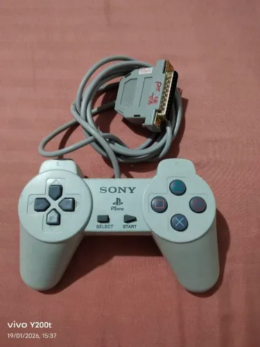 Controle Sony PS One Original para PC - DB-25 (25 Pinos)<br>