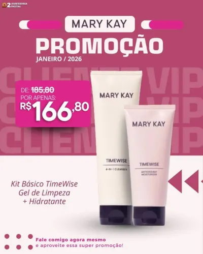 Limpeza de pele Mary Kay produtos