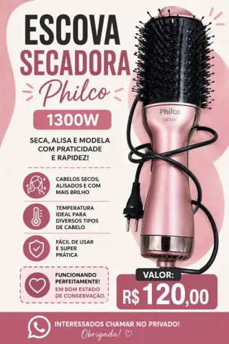 Escova secadora 