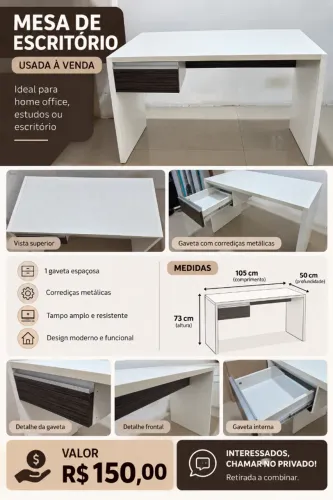 MESA DE ESCRITÓRIO