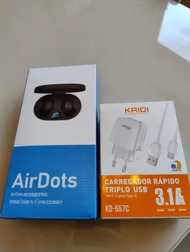 Kit fone bluetooth Premium + carregador turbo