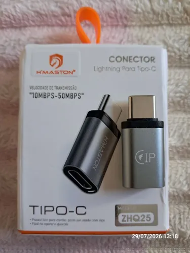 Adaptador tipo-C para lightning