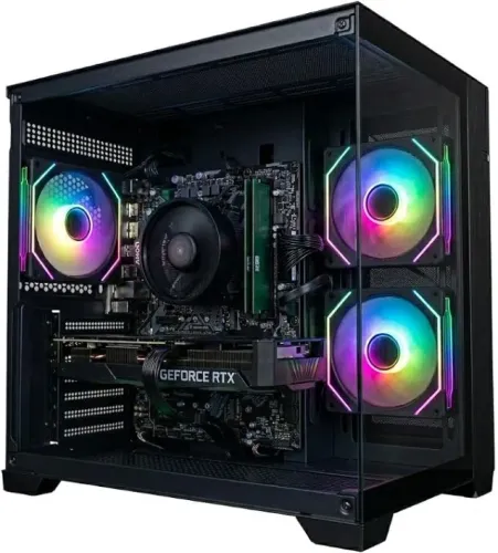 PC GAMER HERTZ® RYZEN 5 5500 RTX 5060 8GB 16GB NVME 256GB GABINETE GAMER | pc gamer