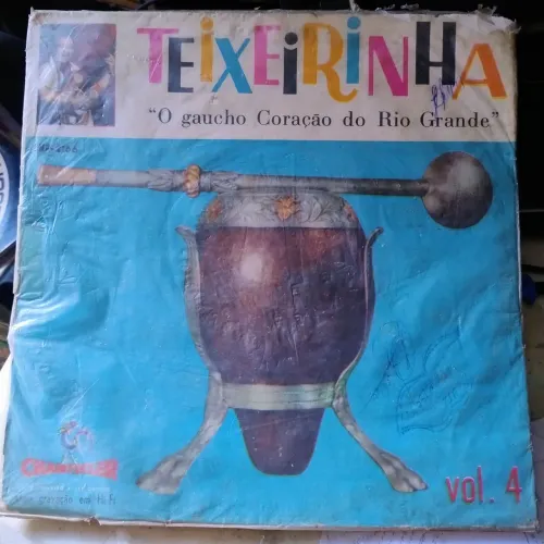 Disco vinil Teixeirinha o gaúcho coração do rio grande vol.4