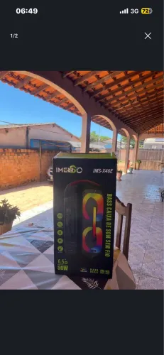 Caixa de som da marca IMENSO