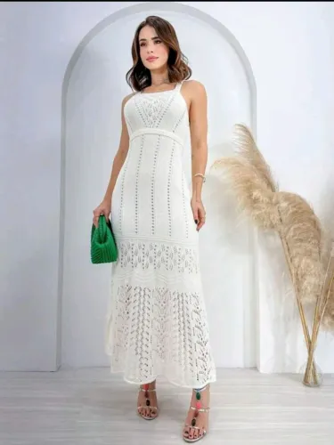 Vestido de tricô