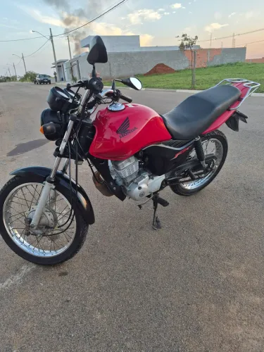 Moto honda 2011 partida eletrica motor novo fan 125 es 