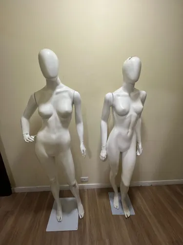 2 Manequins femininos de fibra (usado por 3 meses apenas) R$ 250,00 cada 