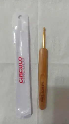 Agulha de Crochê Barroco Bambu Círculo Nº 3,5 mm