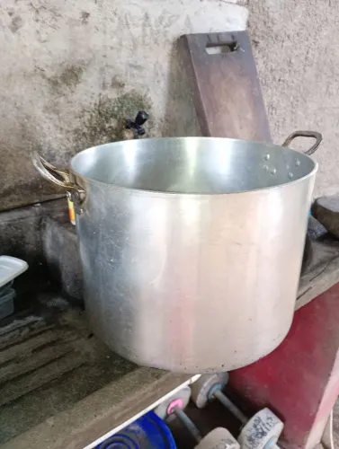 panela grande de alumínio 20 litros pra caldo