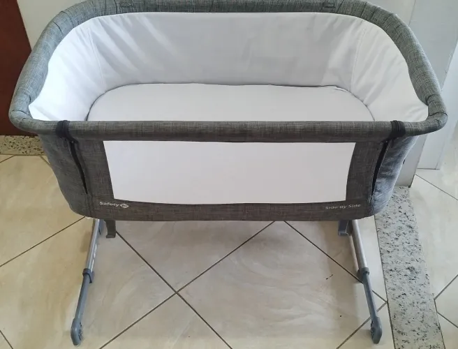 Mini Berço Co-bed Safety 1st Side by Side - Excelente Estado | Completo! <br>