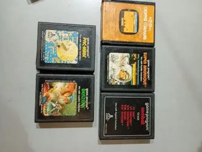 Cartuchos Atari U.S.A (Lote 5 Cartuchos)