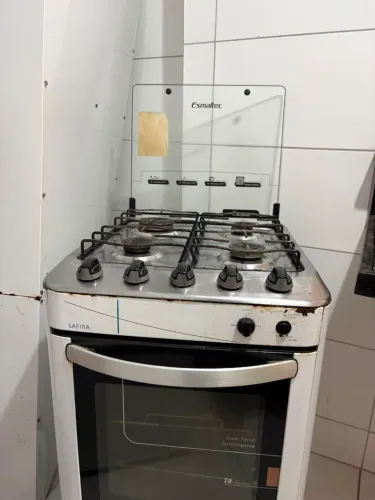 Fogão pegando tudo perfeitamente