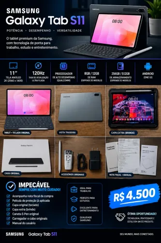 Samsung Tab S11 WiFi 12+256GB