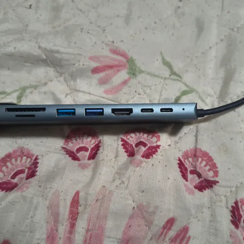 Hub adaptador 8 em 1