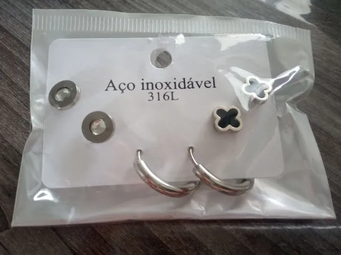 Brincos aço inoxidáveis (LOJA PAVÃO)