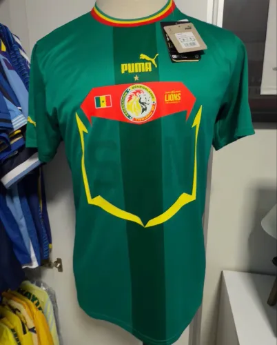 Camisa Senegal away 2022 Puma na etiqueta 