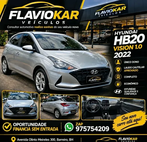 Hyundai HB20 Vision 1.0 Flex 12V MEC 2022