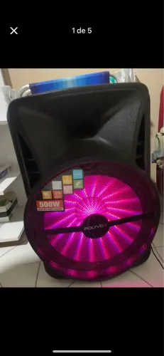 Caixa de som POLYVOX 500w