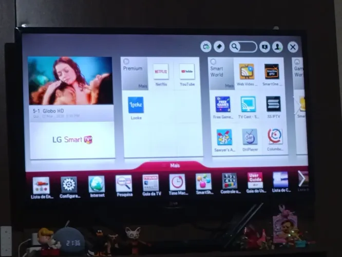 Vendo TV LG 43 polegadas Smart.