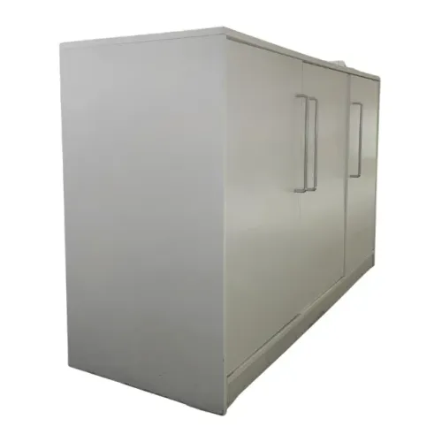 Armário Tok e Stok Baixo 3 Portas Madeira Branco ( não acompanha itens internos ) 