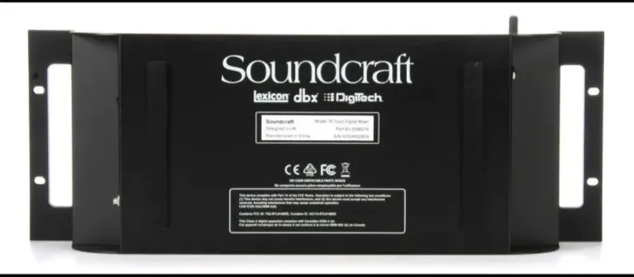 Mesa de Som digital - 16 canais SOUNDCRAFT
