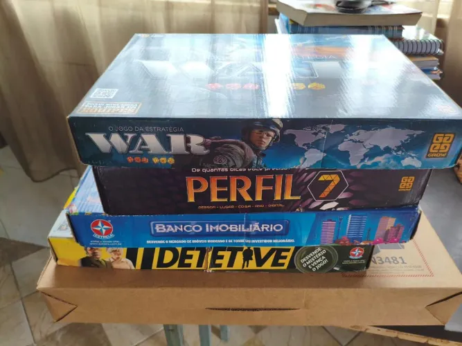 Kit jogos de tabuleiro 